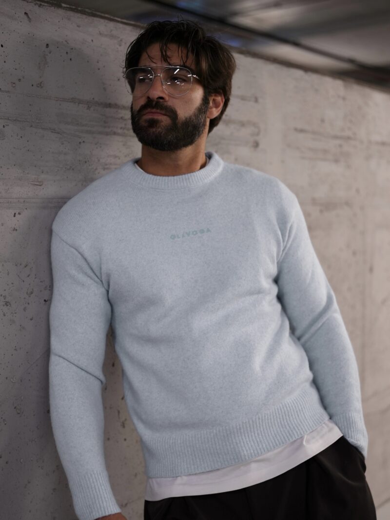 Sweter męski CAIRO 2026 Niebieski