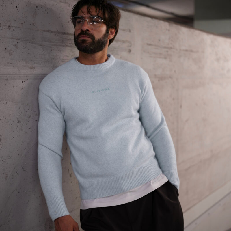 Sweter męski CAIRO 2026 Niebieski